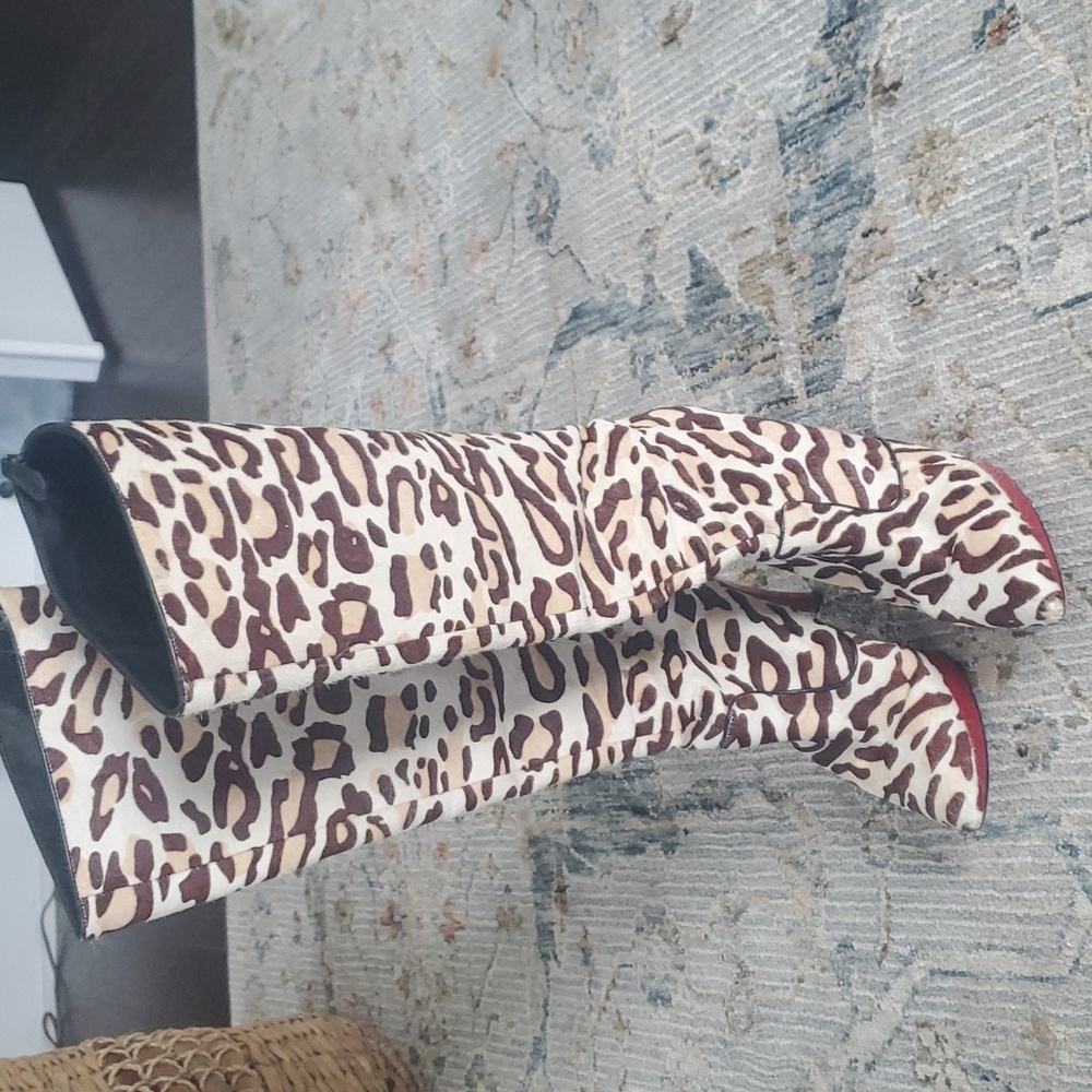 Kenneth Cole wild leopard boots - Picture 5 of 11